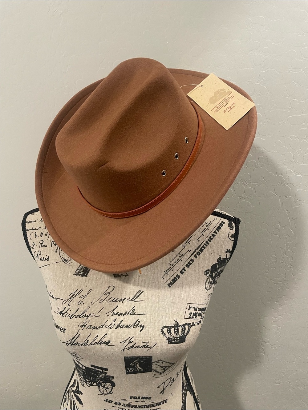 Brown Cowboy Hat - Picture 2 of 9
